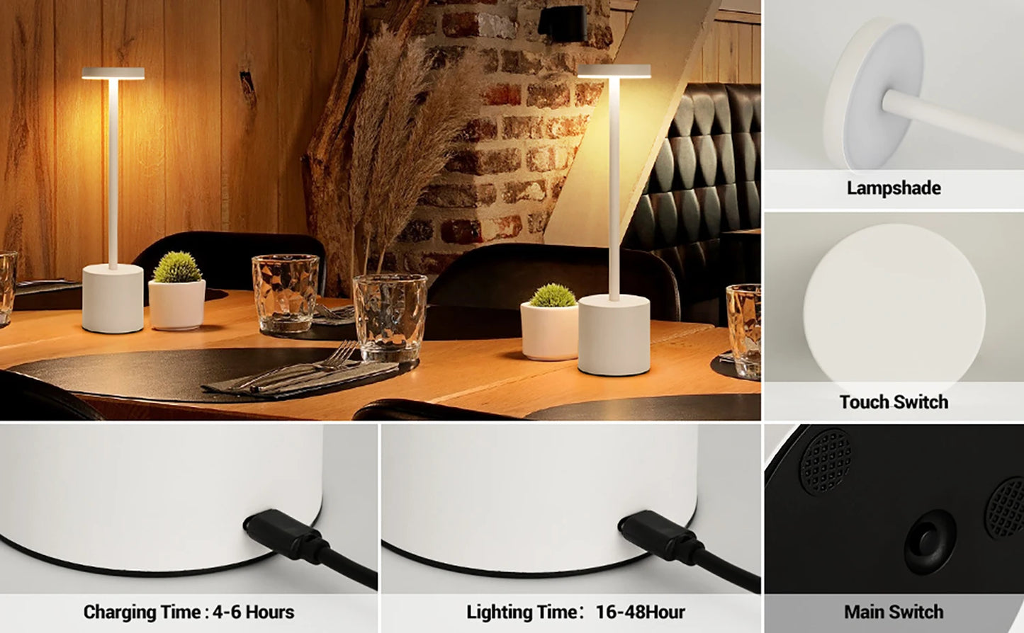 Rechargeable Table Lamp