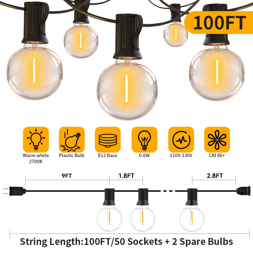 G40 LED String Lights