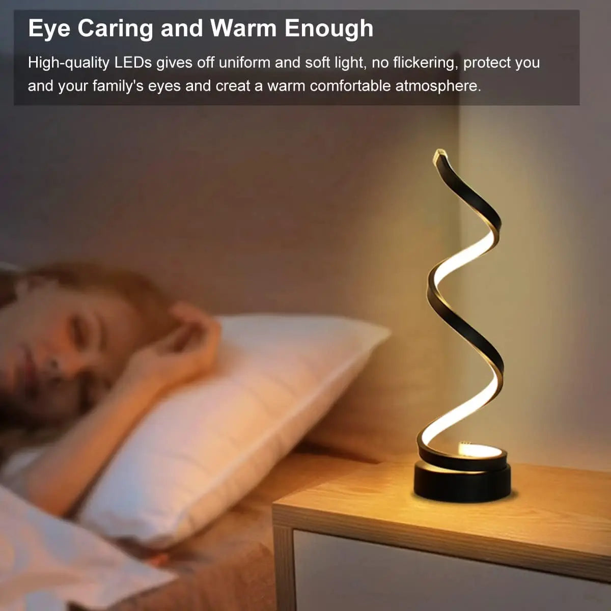 Spiral LED Table Lamp