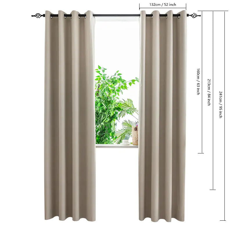 Light Grey Blackout Curtains