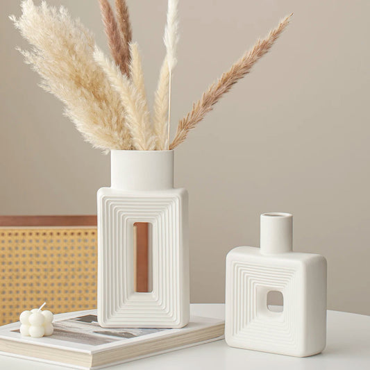 Boho Style Square Vases