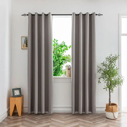 Light Grey Blackout Curtains