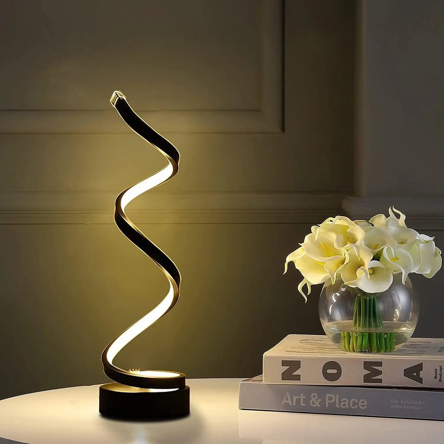 Spiral LED Table Lamp