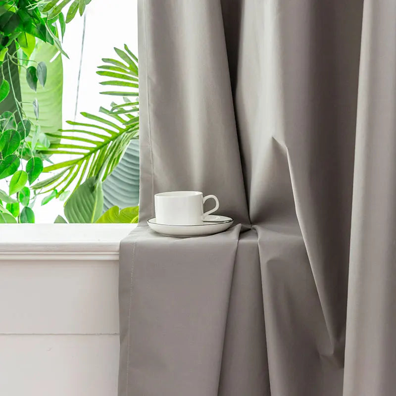 Light Grey Blackout Curtains