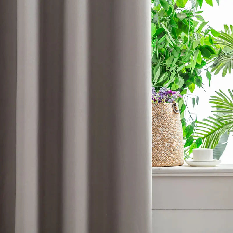 Light Grey Blackout Curtains