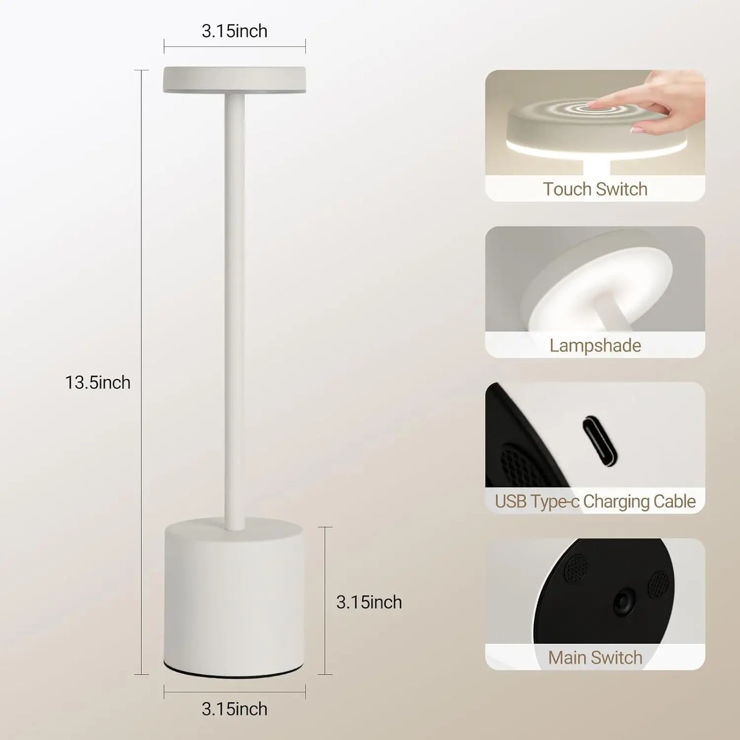 Rechargeable Table Lamp